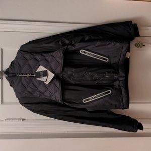 NEW EA7 Emporio Armani BLACK Jacket with detachable vest - SIZE 3XL